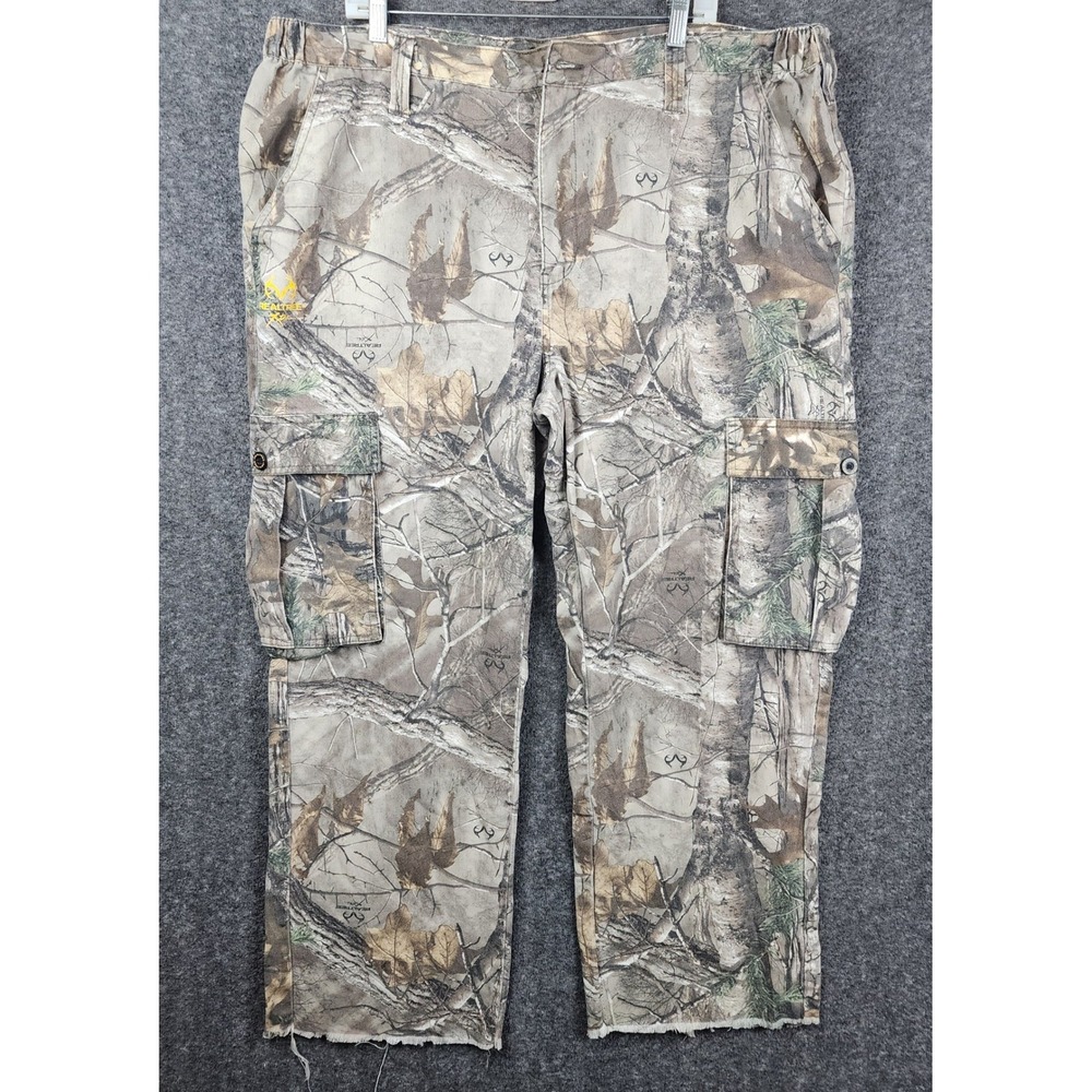 RealTree Cargo Pants Mens 40x29‎ Camo Xtra Gorpcore Distressed Hunting Utility